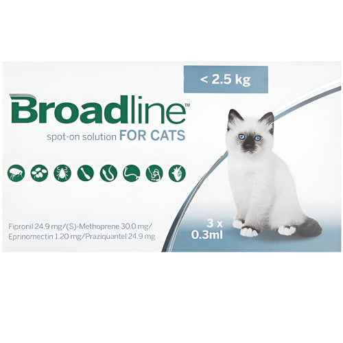 Boehringer Ingelheim Broadline Spot On Solution for Cats Below 2.5kg