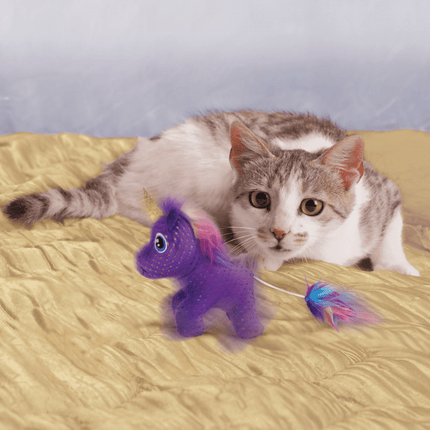 Kong Enchanted Buzzy Unicorn Toy for Cats