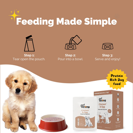 PetStrong Chicken and Egg & Chicken Liver in Gravy Wet Food for Dogs Combo