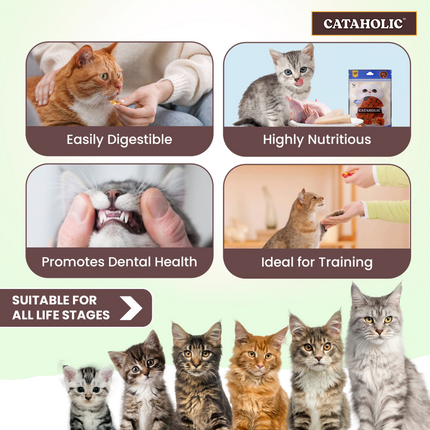 Cataholic Chicken and Codfish Cube Cat Treats