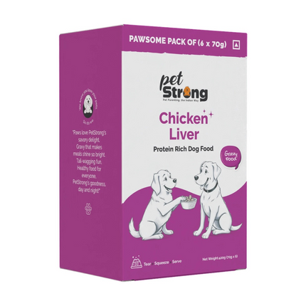 PetStrong Chicken and Egg & Chicken Liver in Gravy Wet Food for Dogs Combo