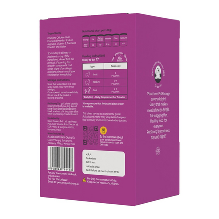 PetStrong Chicken and Egg & Chicken Liver in Gravy Wet Food for Dogs Combo