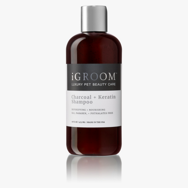 iGroom Charcoal Plus Keratin Shampoo for Dogs and Cats