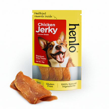 Gnawlers Calcium Milk Bone and Henlo Chicken Jerky Dog Treats Combo