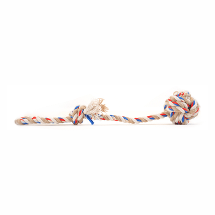 Fofos Flossy Rope Toy with Ball for Dogs