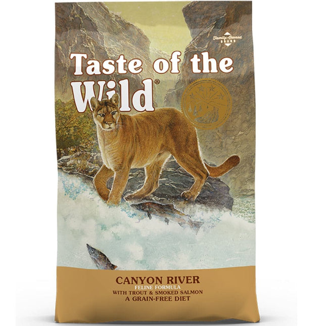Taste of the Wild Canyon River Feline Recipe with Trout & Smoked Salmon  Dry Cat Food 2kg