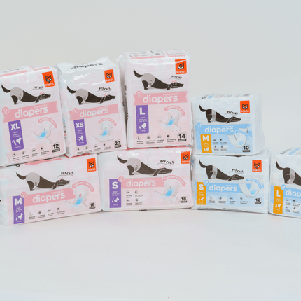 Fofos Diaper for Female Dogs (32x50cm)