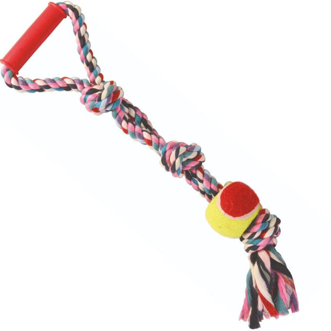 Trixie Playing Rope with Tennis Ball 6cm/50cm