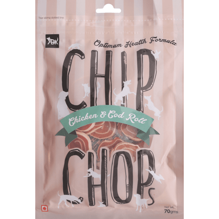 Chip Chops Fish on Stick, Roast Duck Strips and Chicken & Codfish Rolls Dog Treats Combo (3 x 70g)