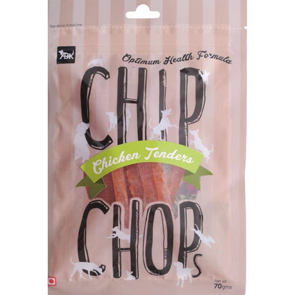 Chip Chops Diced Chicken, Chicken and Codfish Sandwich and Chicken Tenders Dog Treats Combo (Pack of 3)