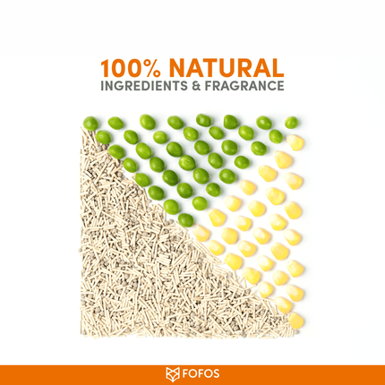 Fofos Unscented Tofu & Crushed Bentonite Cat Litter