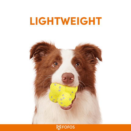 Fofos Ultra Durable Ball Toy for Dogs (Yellow)
