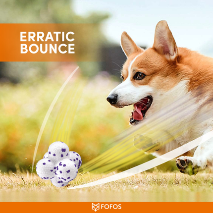 Fofos Ultra Durable Ball Toy for Dogs (Yellow)