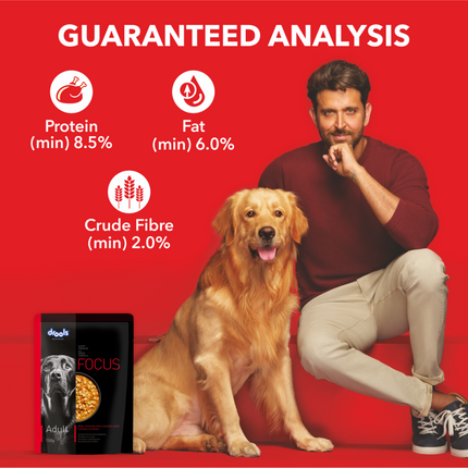 Drools Focus Real Chicken & Chicken Liver Chunks in Gravy Adult Dog Wet Food