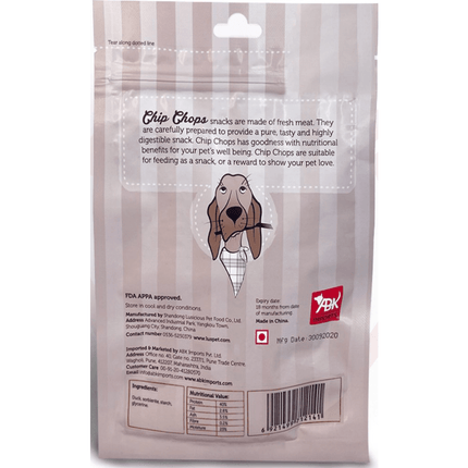 Chip Chops Diced Chicken, Chicken and Codfish Sandwich and Chicken Tenders Dog Treats Combo (Pack of 3)