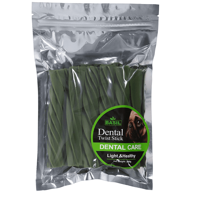 Basil Dental Care Stick Chew Dog Treats