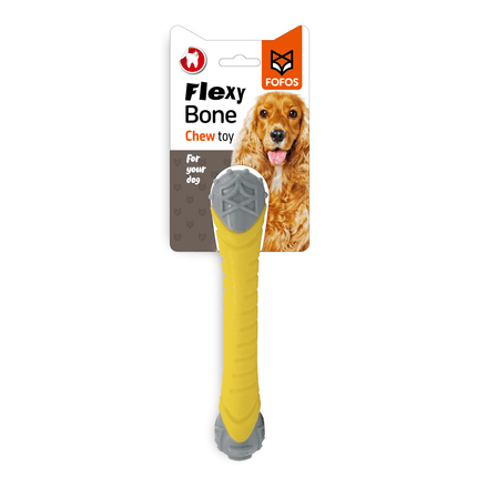 Barkbutler Fofos Flexy Bone Chew Toy for Dogs