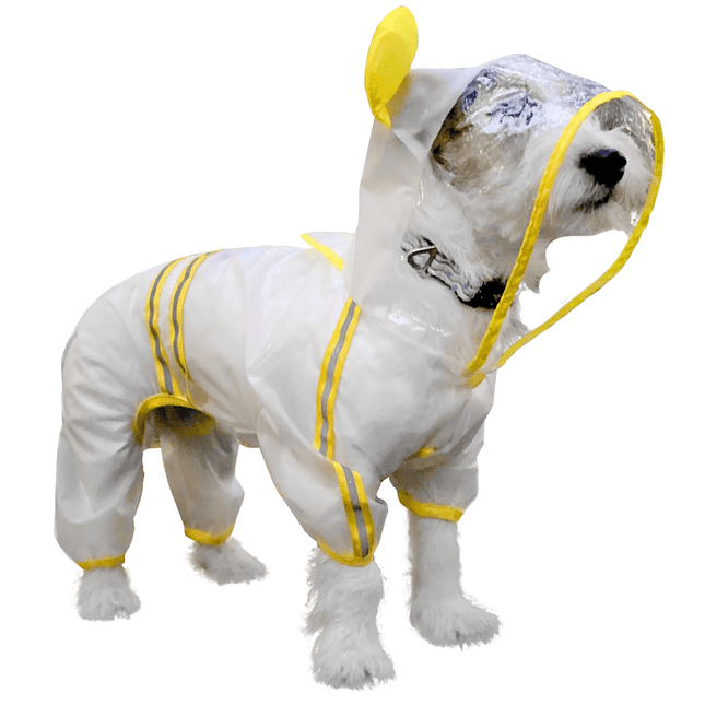 Barkbutler Fofos Four Leg Raincoat for Dogs (Yellow)