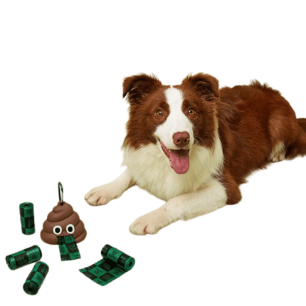 Fofos Poop Bag Refills with Bag Dispenser for Dogs and Cats