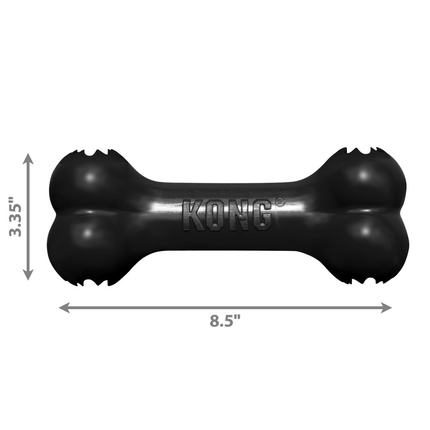 Kong Extreme Goodie Bone Toy for Dogs (Black) | For Aggressive Chewers
