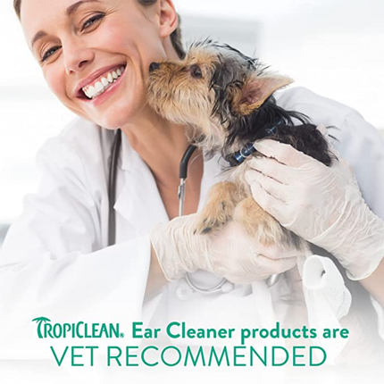 Tropiclean Alcohol Free Ear Wash for Dogs and Cats