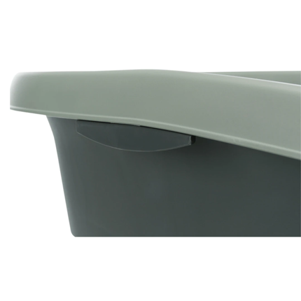 Trixie Be Eco Carlo Litter Tray with Rim for Cats (Grey Green/Anthracite)