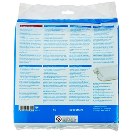 Trixie Nappy Activated Carbon Pads for Puppies (60x60cm)