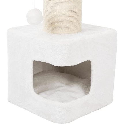 Trixie Ava Scratching Post for Cats (White/Grey)