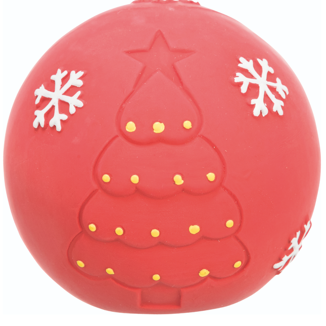 Trixie Xmas Ball Latex Toy for Dogs