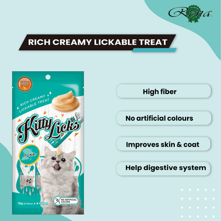 Kitty Licks Chicken Flavour and Tuna Cat Treats Combo