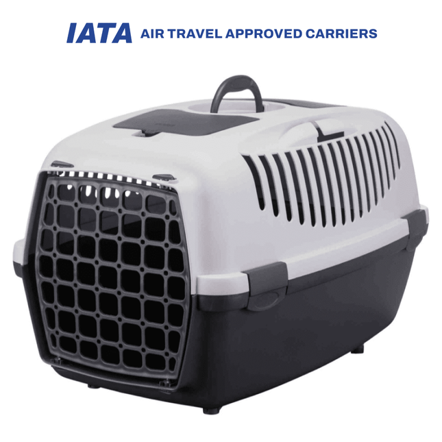 Trixie Capri 3 IATA Approved Transport Carrier for Dogs and Cats (Dark Grey)