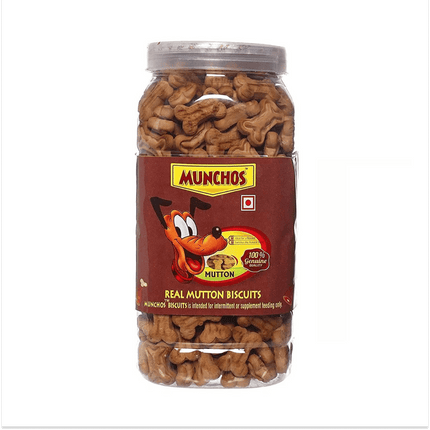 Munchos Chicken and Real Mutton Flavor Biscuit Dog Treats Combo