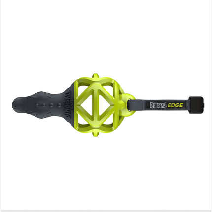Gigwi Dinoball Edge with Strap Chew Toy for Dogs (Green)