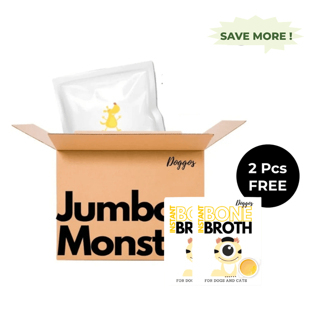 Doggos Jumbo Monster Chicken and Pumpkin Fresh Dog Wet Food (Get Chicken Bone Broth Free)
