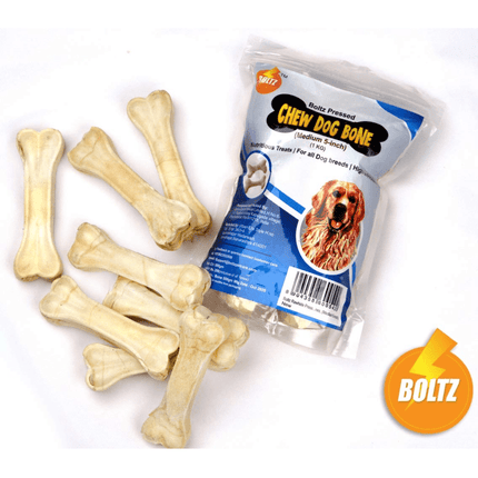Boltz Rawhide Pressed Chew Bone Treat for Dogs