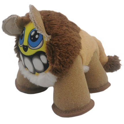 NutraPet The Fiesty Lion Toy for Dogs (Multicolour)