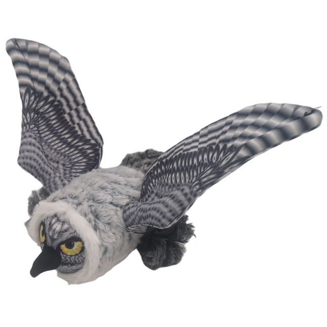 NutraPet The National White Owl Toy for Dogs (Multicolor)