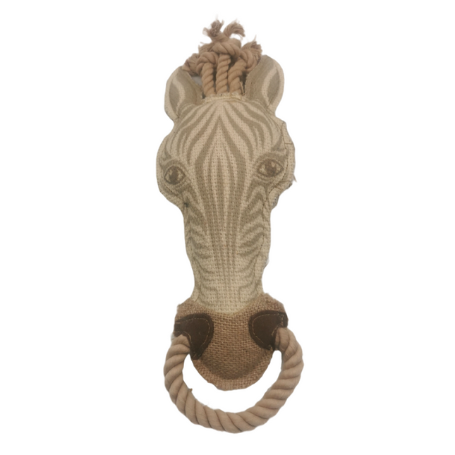 NutraPet The Tug Zebra Toy for Dogs