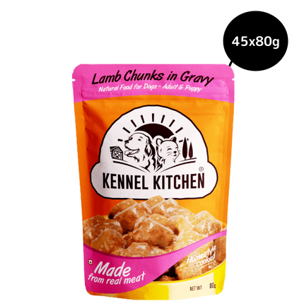 Kennel Kitchen Lamb Chunks in Gravy Puppy & Adult Wet Dog Food