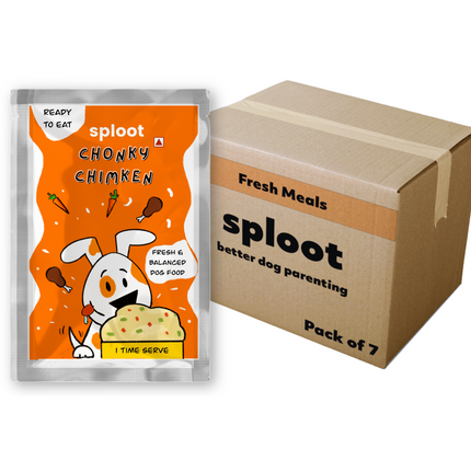 Sploot Meals Chonky Chimken Chicken and Brown Rice Dog Wet Food