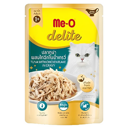 Me O Delite Tuna With Chicken Flake In Gravy Cat Wet Food