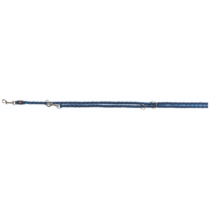 Trixie Cavo Adjustable Leash for Dogs (Indigo/Royal Blue)