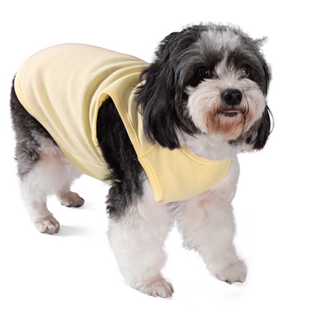 Talking Dog Club Tanky's Tank Tops for Dogs and Cats (Yellow)