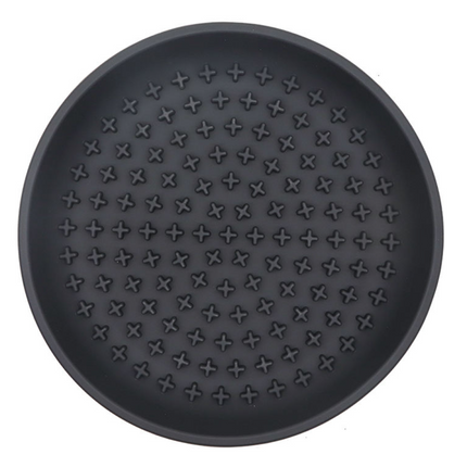 Talking Dog Club Lickables Licking Bowls for Dogs and Cats (Black)