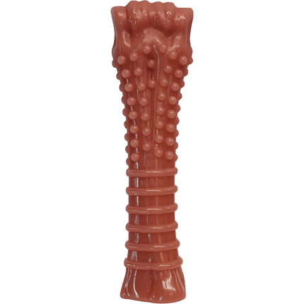 Nylabone Power Chew Textured Bone Toy for Dogs (Brown)