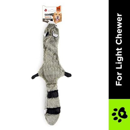 Fofos Skinneez Raccoon Toy for Dogs