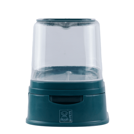M Pets Lena Food Dispenser for Dogs & Cats (Green)