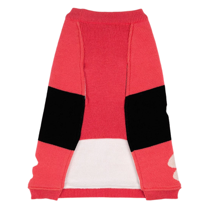 Petsnugs Bones and Paws Sweater for Dogs and Cats (Pink)