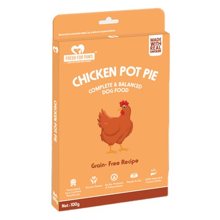 Fresh For Paws Chicken Pot Pie and Fish Supper and Lamb On The Go Wet Dogs and Cats Food Combo