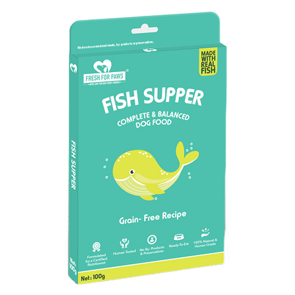 Fresh For Paws Chicken Pot Pie and Fish Supper and Lamb On The Go Wet Dogs and Cats Food Combo
